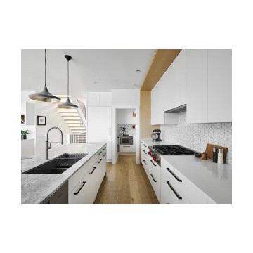 White cabinets
